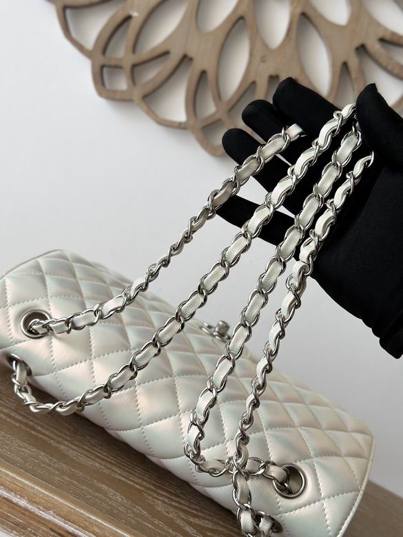 Chanel Inspired Handbags, AA+ Quality 100% Genuine Leather Classic Flap Medium Quilted Lambskin Black Gold, 18X 1 1X 5cm BL 4 Colour for chanel hand bag