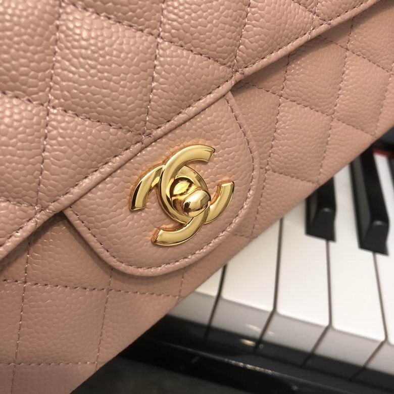 Chanel Handbags, AA+ Quality 100% Genuine Leather Classic Flap Medium Quilted Lambskin Black Gold, 18X 1 1X 5cm BL 4 Colour for chanel hand bag