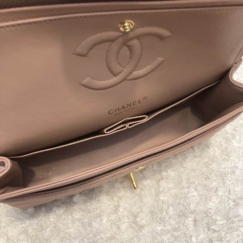 Chanel Handbags, AA+ Quality 100% Genuine Leather Classic Flap Medium Quilted Lambskin Black Gold, 18X 1 1X 5cm BL 4 Colour for chanel hand bag