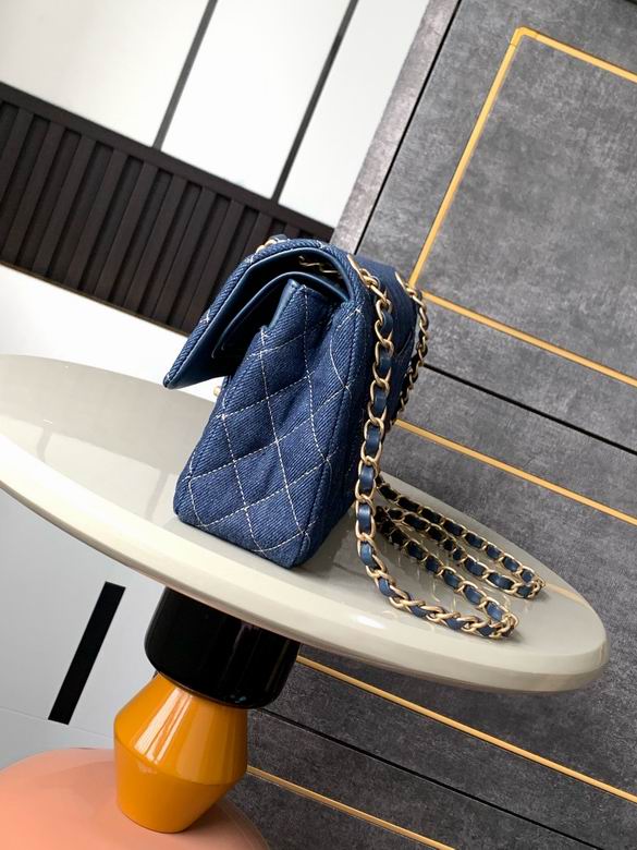 Chanel Inspired Handbags, AA+ Quality 100% Genuine Leather Classic Flap Medium Quilted Lambskin Black Gold, 25X 14X 9cm BL 3 Colour for chanel hand bag