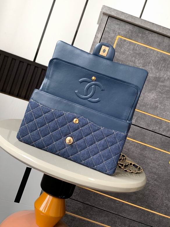 Chanel Inspired Handbags, AA+ Quality 100% Genuine Leather Classic Flap Medium Quilted Lambskin Black Gold, 25X 14X 9cm BL 3 Colour for chanel hand bag