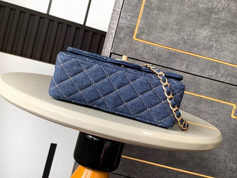 Chanel Inspired Handbags, AA+ Quality 100% Genuine Leather Classic Flap Medium Quilted Lambskin Black Gold, 25X 14X 9cm BL 3 Colour for chanel hand bag