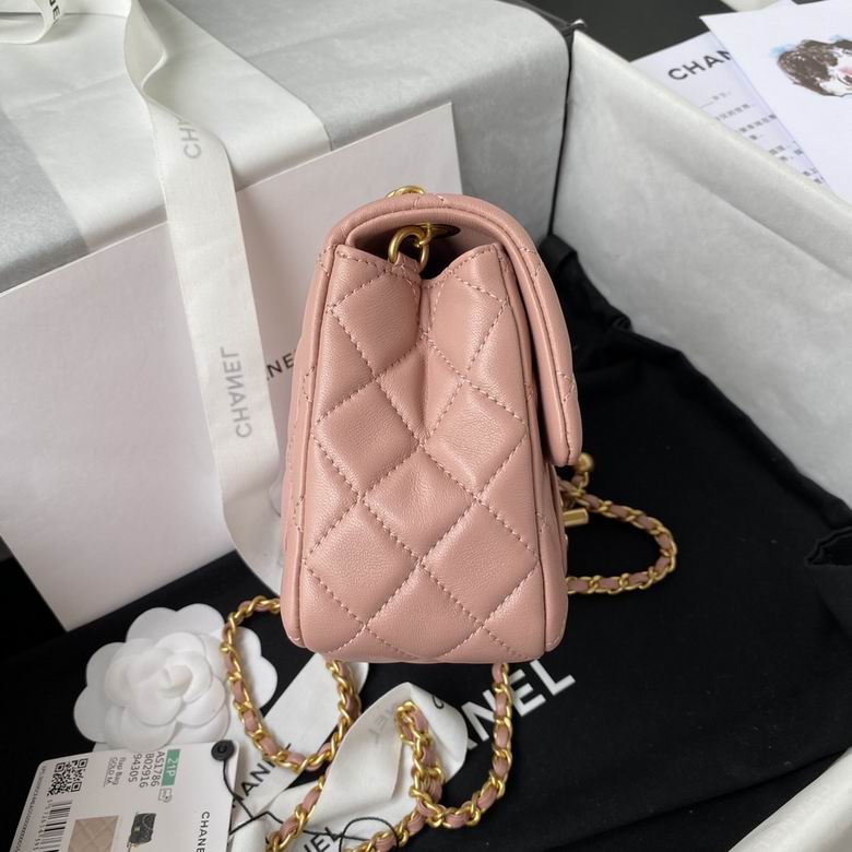 Chanel Handbags, AA+ Quality 100% Genuine Leather Classic Flap Medium Quilted Lambskin Black Gold, 18X 1 1X 5cm BL 4 Colour for chanel hand bag