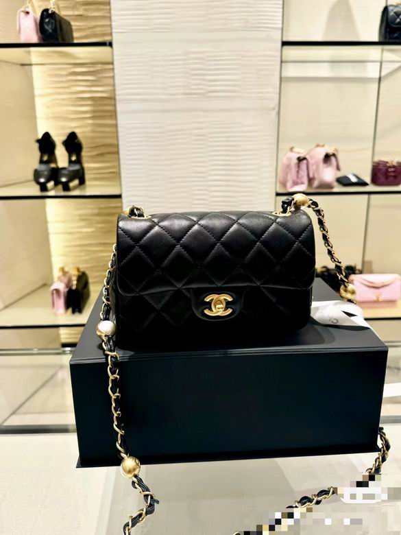 Chanel Handbags, AA+ Quality 100% Genuine Leather Classic Flap Medium Quilted Lambskin Black Gold, 18X 1 1X 5cm BL 4 Colour for chanel hand bag