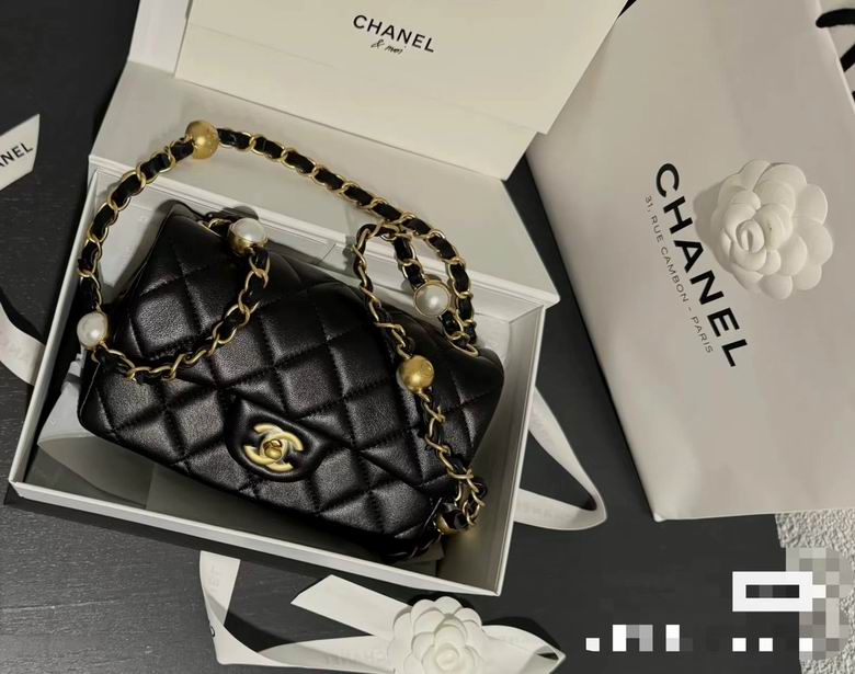 Chanel Handbags, AA+ Quality 100% Genuine Leather Classic Flap Medium Quilted Lambskin Black Gold, 18X 1 1X 5cm BL 4 Colour for chanel hand bag