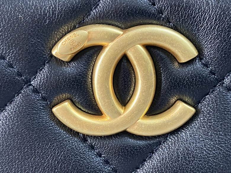 Chanel Inspired Handbags, AA+ Quality 100% Genuine Leather Classic Flap Medium Quilted Lambskin Black Gold, 27X 20X 20cm BL 3 Colour for chanel hand bag