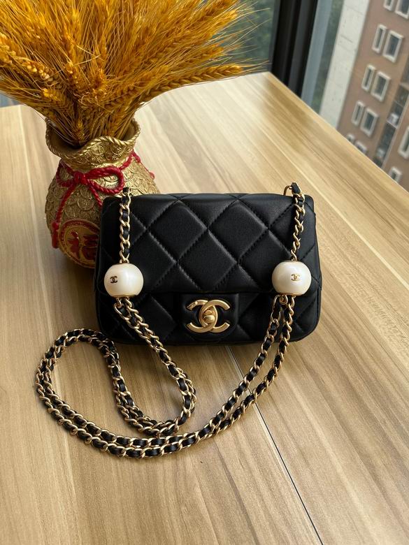 Chanel Handbags, AA+ Quality 100% Genuine Leather Classic Flap Medium Quilted Lambskin Black Gold, 18X 1 1X 5cm BL 4 Colour for chanel hand bag