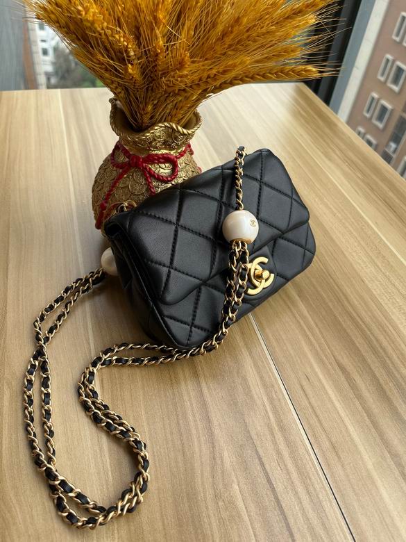 Chanel Handbags, AA+ Quality 100% Genuine Leather Classic Flap Medium Quilted Lambskin Black Gold, 18X 1 1X 5cm BL 4 Colour for chanel hand bag
