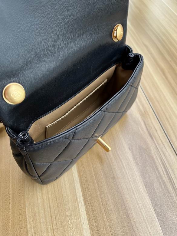 Chanel Handbags, AA+ Quality 100% Genuine Leather Classic Flap Medium Quilted Lambskin Black Gold, 18X 1 1X 5cm BL 4 Colour for chanel hand bag