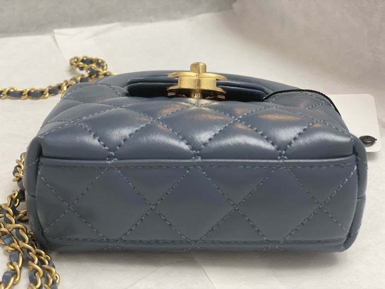 Chanel Inspired Handbags, AA+ Quality 100% Genuine Leather Classic Flap Medium Quilted Lambskin Black Gold, 8.3X 12.5X 4cm BL 2 Colour for chanel hand bag
