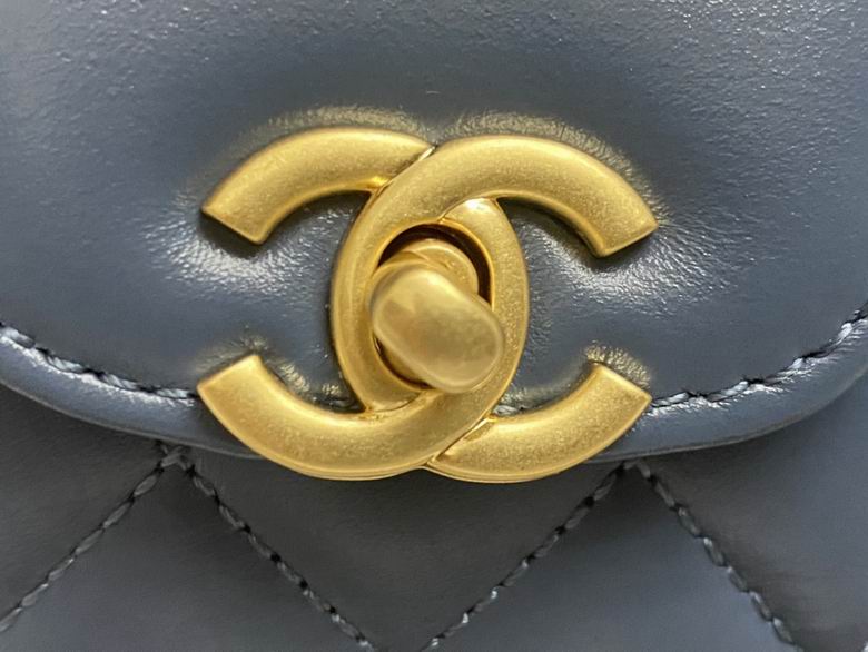 Chanel Inspired Handbags, AA+ Quality 100% Genuine Leather Classic Flap Medium Quilted Lambskin Black Gold, 8.3X 12.5X 4cm BL 2 Colour for chanel hand bag