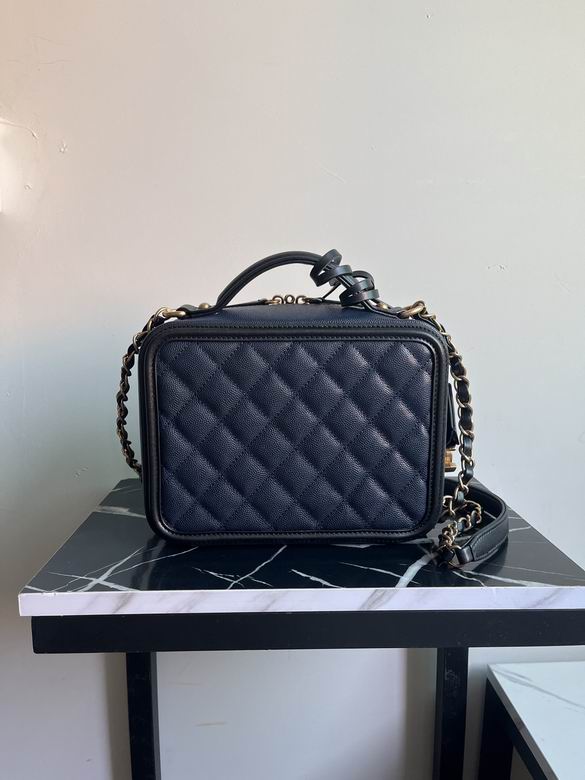 Chanel Inspired Handbags, AA+ Quality 100% Genuine Leather Classic Flap Medium Quilted Lambskin Black Gold, 21 cm BL 4 Colour for chanel hand bag