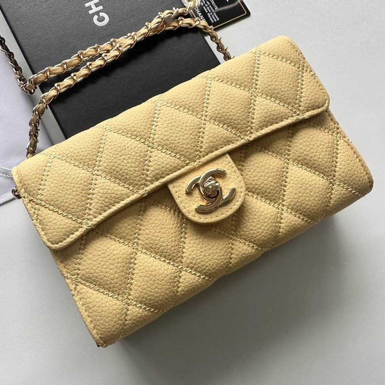 Chanel Inspired Handbags, AA+ Quality 100% Genuine Leather Classic Flap Medium Quilted Lambskin Black Gold, 25X 14X 9cm BL 3 Colour for chanel hand bag