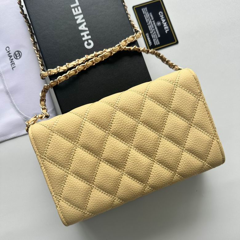 Chanel Inspired Handbags, AA+ Quality 100% Genuine Leather Classic Flap Medium Quilted Lambskin Black Gold, 25X 14X 9cm BL 3 Colour for chanel hand bag