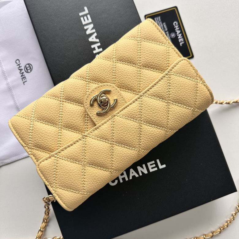 Chanel Inspired Handbags, AA+ Quality 100% Genuine Leather Classic Flap Medium Quilted Lambskin Black Gold, 25X 14X 9cm BL 3 Colour for chanel hand bag