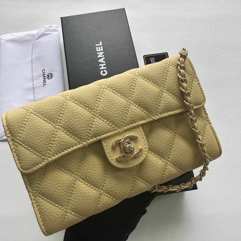 Chanel Inspired Handbags, AA+ Quality 100% Genuine Leather Classic Flap Medium Quilted Lambskin Black Gold, 25X 14X 9cm BL 3 Colour for chanel hand bag