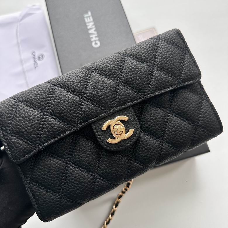 Chanel Inspired Handbags, AA+ Quality 100% Genuine Leather Classic Flap Medium Quilted Lambskin Black Gold, 25X 14X 9cm BL 3 Colour for chanel hand bag