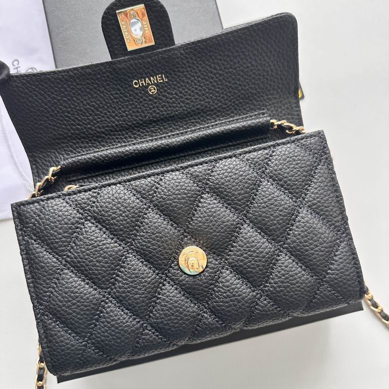 Chanel Inspired Handbags, AA+ Quality 100% Genuine Leather Classic Flap Medium Quilted Lambskin Black Gold, 25X 14X 9cm BL 3 Colour for chanel hand bag