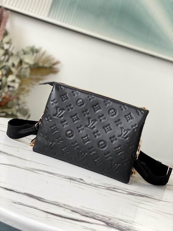 Inspired Handbags, AA+ Quality 100% Genuine Leather Classic Flap Medium Quilted Lambskin Black Gold, 18X 1 1X 5cm BL 4 Colour