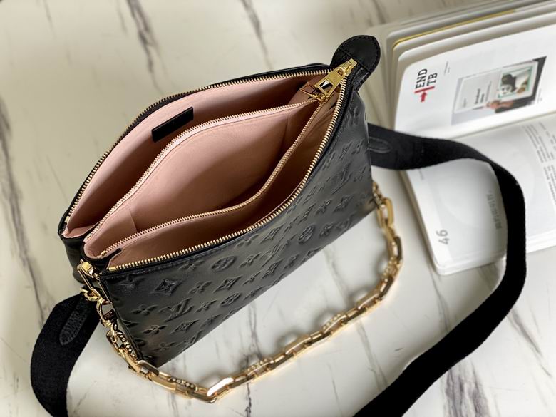 Inspired Handbags, AA+ Quality 100% Genuine Leather Classic Flap Medium Quilted Lambskin Black Gold, 18X 1 1X 5cm BL 4 Colour