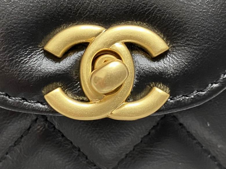 Chanel Inspired Handbags, AA+ Quality 100% Genuine Leather Classic Flap Medium Quilted Lambskin Black Gold, 8.3X 12.5X 4cm BL 3 Colour for chanel hand bag