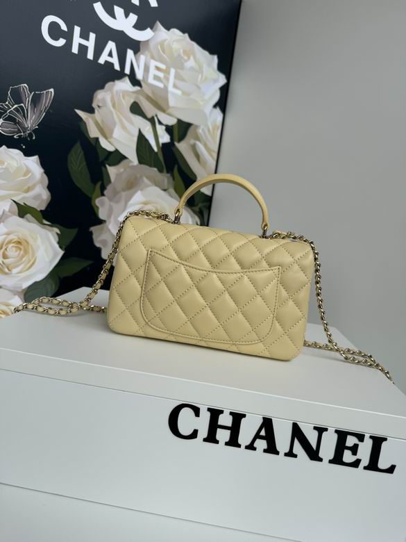 Chanel Handbags, AA+ Quality 100% Genuine Leather Classic Flap Medium Quilted Lambskin Black Gold, 18X 1 1X 5cm BL 4 Colour for chanel hand bag
