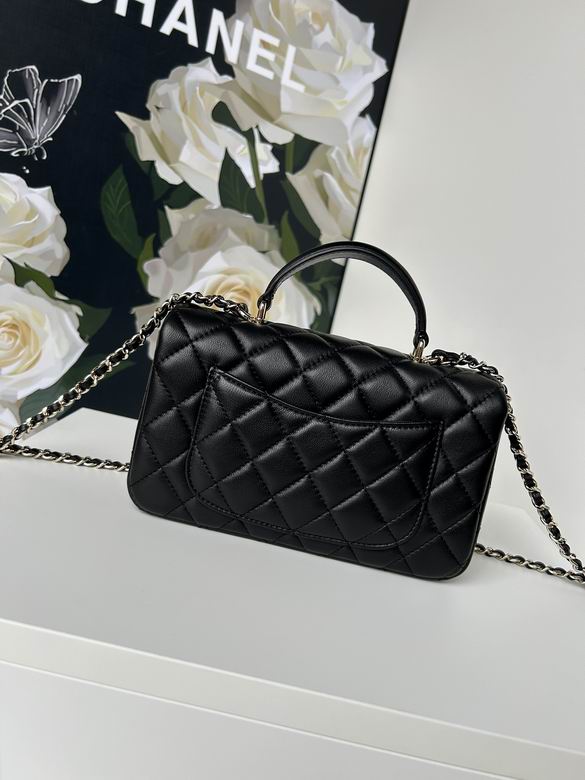 Chanel Handbags, AA+ Quality 100% Genuine Leather Classic Flap Medium Quilted Lambskin Black Gold, 18X 1 1X 5cm BL 4 Colour for chanel hand bag