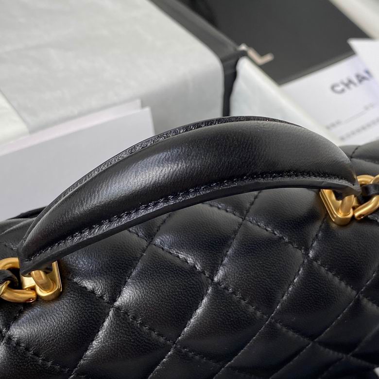 Chanel Handbags, AA+ Quality 100% Genuine Leather Classic Flap Medium Quilted Lambskin Black Gold, 18X 1 1X 5cm BL 4 Colour for chanel hand bag