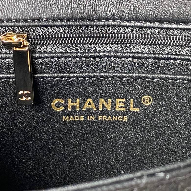 Chanel Handbags, AA+ Quality 100% Genuine Leather Classic Flap Medium Quilted Lambskin Black Gold, 18X 1 1X 5cm BL 4 Colour for chanel hand bag
