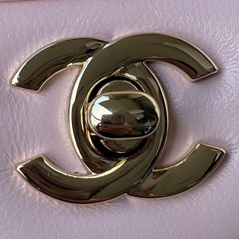 Chanel Handbags, AA+ Quality 100% Genuine Leather Classic Flap Medium Quilted Lambskin Black Gold, 18X 1 1X 5cm BL 4 Colour for chanel hand bag