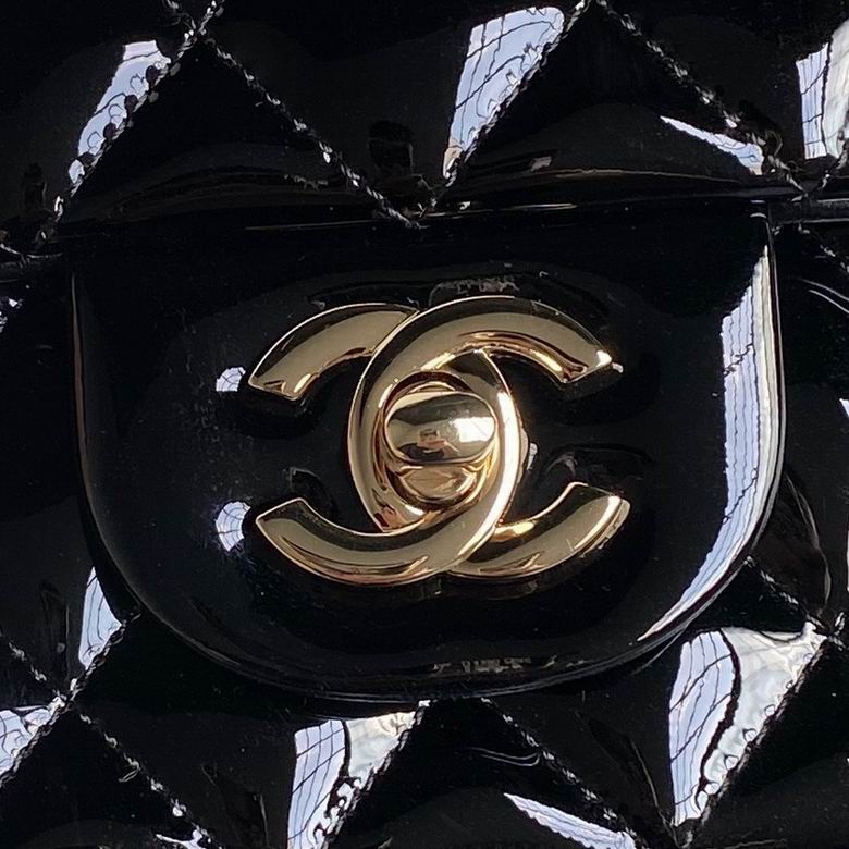 Chanel Inspired Handbags, AA+ Quality 100% Genuine Leather Classic Flap Medium Quilted Lambskin Black Gold, 18X 1 1X 5cm BL 4 Colour for chanel hand bag