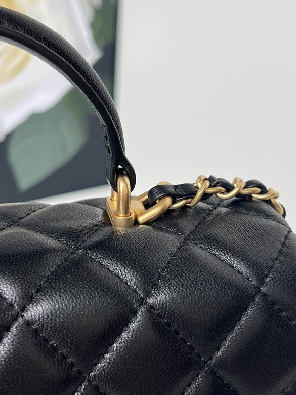 Chanel Handbags, AA+ Quality 100% Genuine Leather Classic Flap Medium Quilted Lambskin Black Gold, 18X 1 1X 5cm BL 4 Colour for chanel hand bag