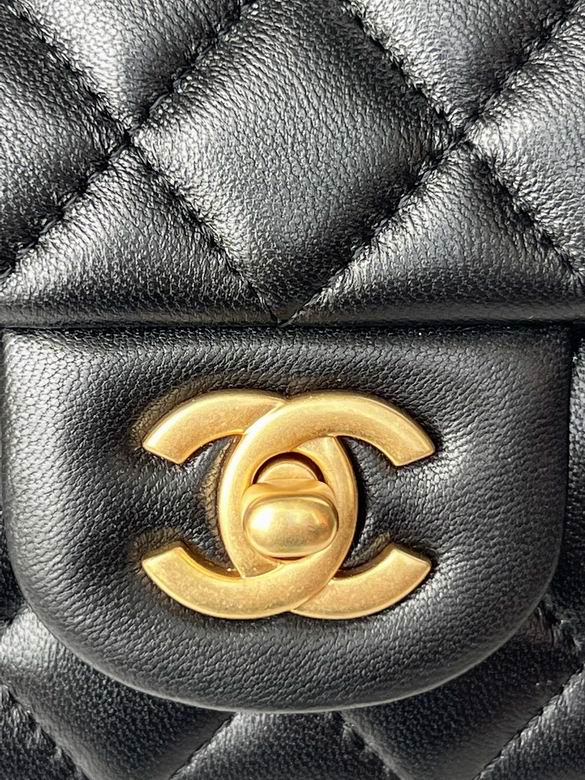 Chanel Handbags, AA+ Quality 100% Genuine Leather Classic Flap Medium Quilted Lambskin Black Gold, 18X 1 1X 5cm BL 4 Colour for chanel hand bag