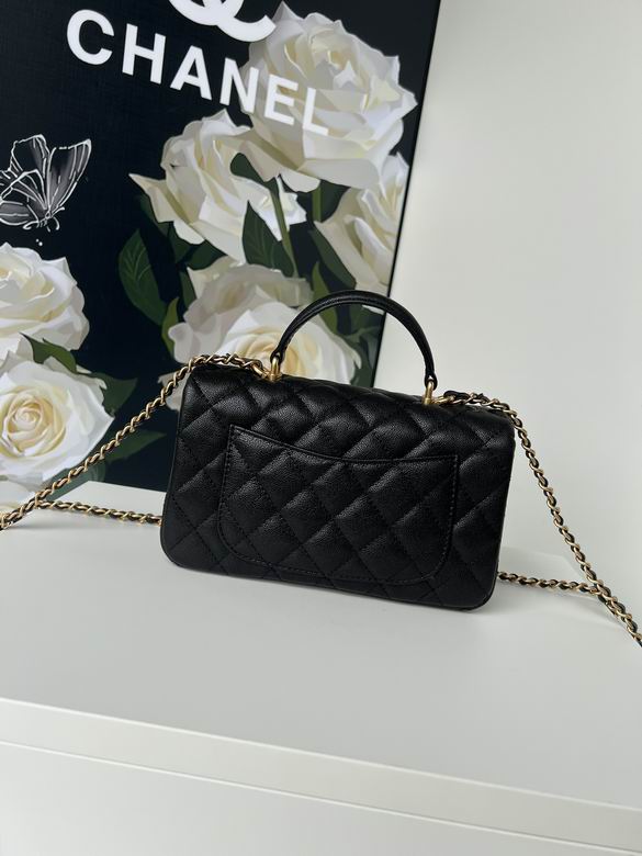 Chanel Handbags, AA+ Quality 100% Genuine Leather Classic Flap Medium Quilted Lambskin Black Gold, 18X 1 1X 5cm BL 4 Colour for chanel hand bag
