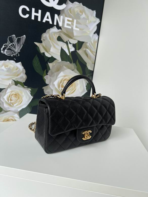 Chanel Handbags, AA+ Quality 100% Genuine Leather Classic Flap Medium Quilted Lambskin Black Gold, 18X 1 1X 5cm BL 4 Colour for chanel hand bag