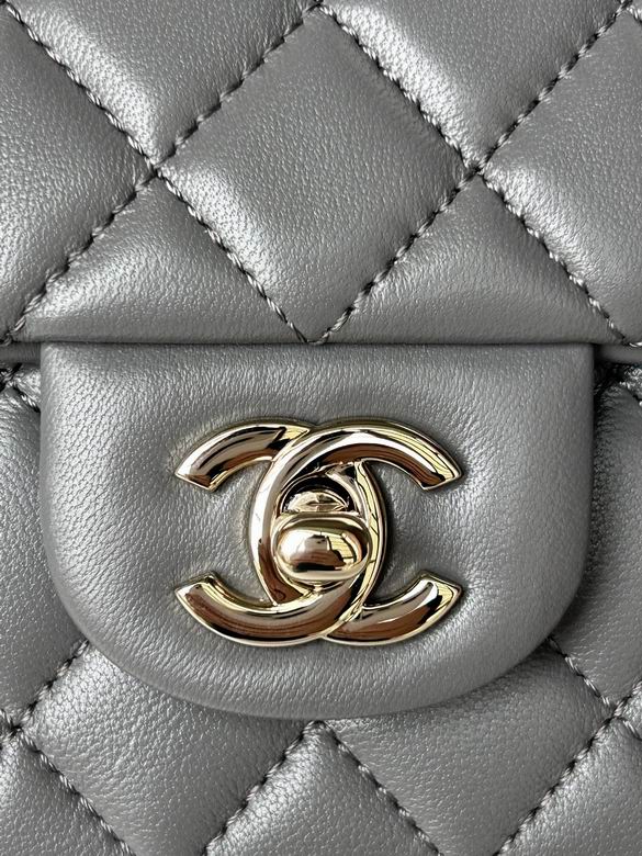 Chanel Handbags, AA+ Quality 100% Genuine Leather Classic Flap Medium Quilted Lambskin Black Gold, 18X 1 1X 5cm BL 4 Colour for chanel hand bag