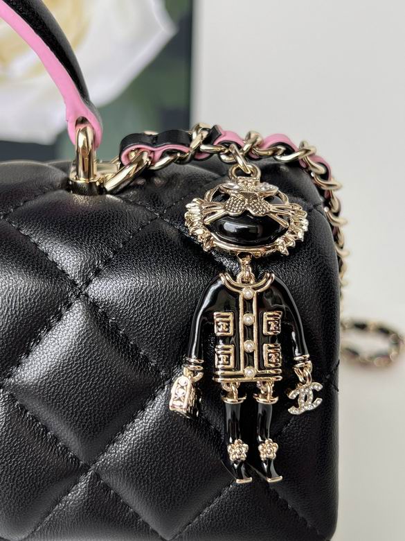 Chanel Handbags, AA+ Quality 100% Genuine Leather Classic Flap Medium Quilted Lambskin Black Gold, 18X 1 1X 5cm BL 4 Colour for chanel hand bag