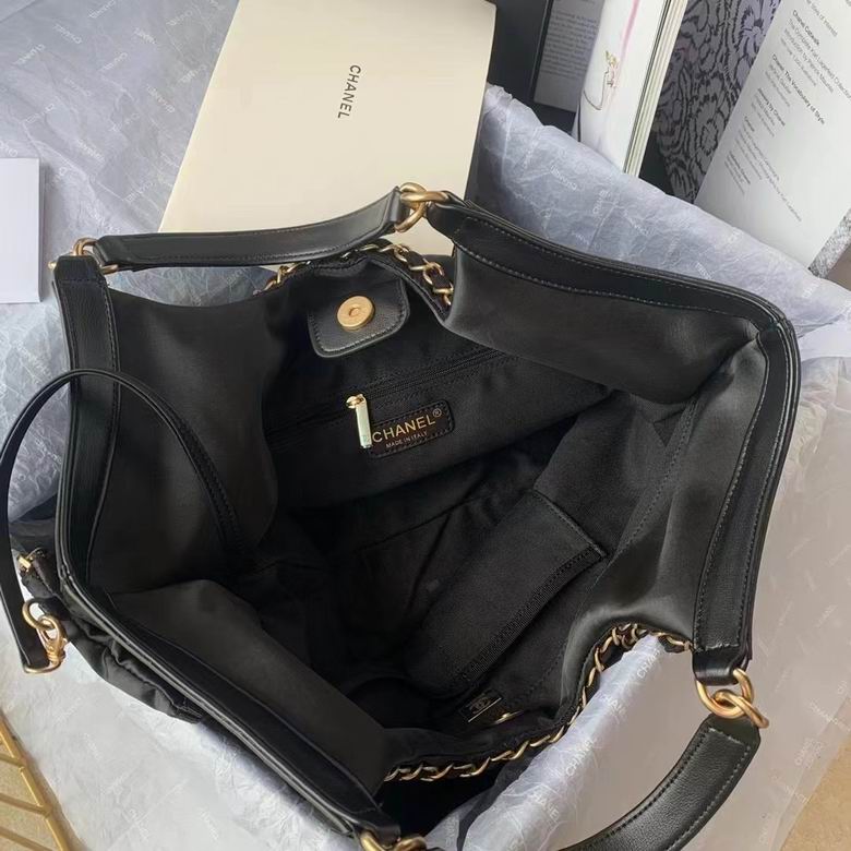 Chanel Inspired Handbags, AA+ Quality 100% Genuine Leather Classic Flap Medium Quilted Lambskin Black Gold, 12cm BL 3 Colour for chanel hand bag