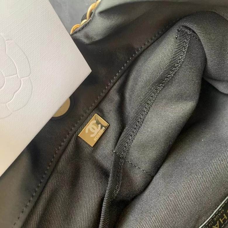 Chanel Inspired Handbags, AA+ Quality 100% Genuine Leather Classic Flap Medium Quilted Lambskin Black Gold, 12cm BL 3 Colour for chanel hand bag