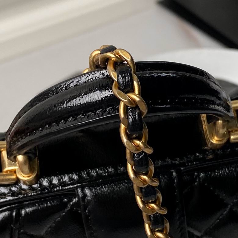 Chanel Inspired Handbags, AA+ Quality 100% Genuine Leather Classic Flap Medium Quilted Lambskin Black Gold, 18X 1 1X 5cm BL 4 Colour for chanel hand bag