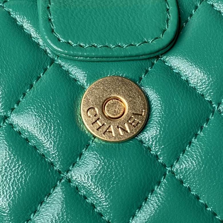 Chanel Inspired Handbags, AA+ Quality 100% Genuine Leather Classic Flap Medium Quilted Lambskin Black Gold, 9X 13X 4.5cm BL 4 Colour for chanel hand bag