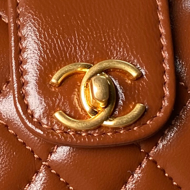 Chanel Inspired Handbags, AA+ Quality 100% Genuine Leather Classic Flap Medium Quilted Lambskin Black Gold, 18X 1 1X 5cm BL 4 Colour for chanel hand bag
