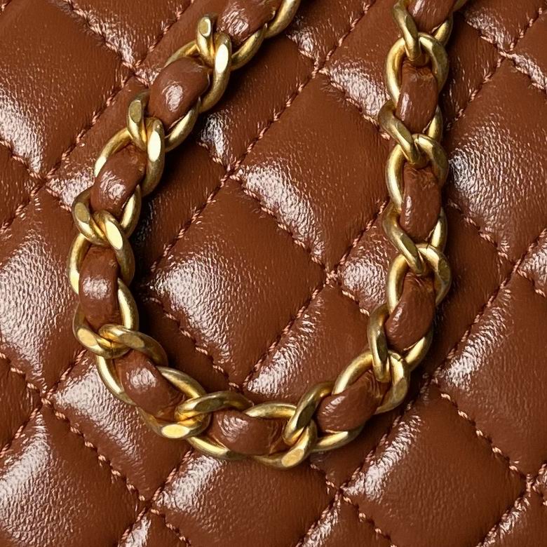 Chanel Inspired Handbags, AA+ Quality 100% Genuine Leather Classic Flap Medium Quilted Lambskin Black Gold, 18X 1 1X 5cm BL 4 Colour for chanel hand bag