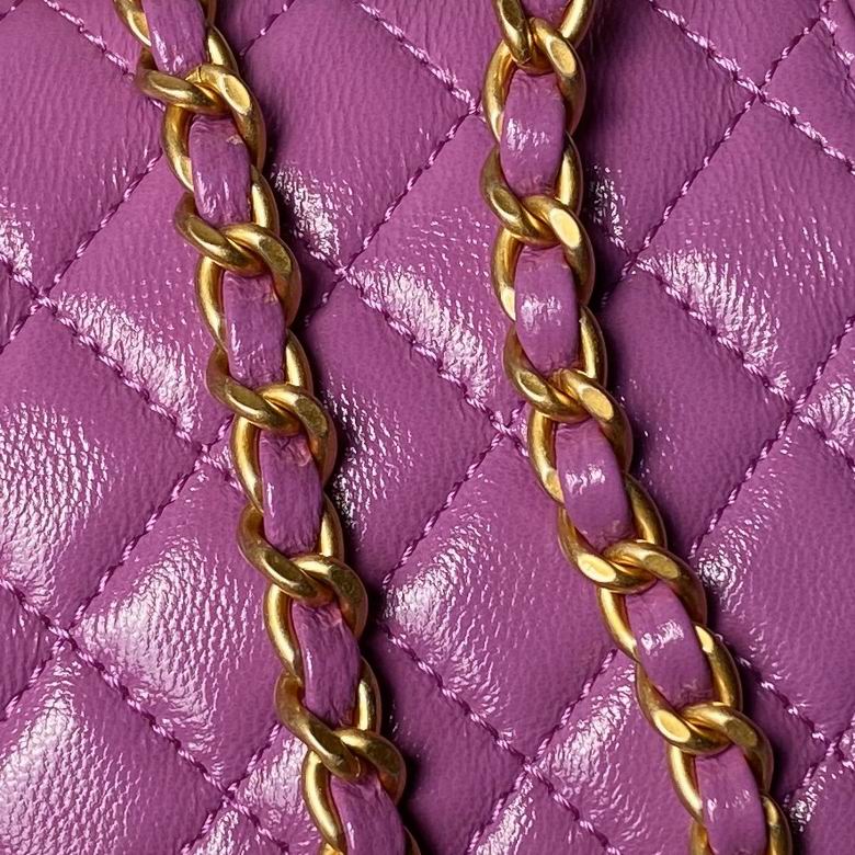 Chanel Inspired Handbags, AA+ Quality 100% Genuine Leather Classic Flap Medium Quilted Lambskin Black Gold, 9X 13X 4.5cm BL 4 Colour for chanel hand bag