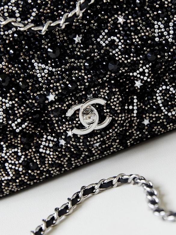Chanel Inspired Handbags, AA+ Quality 100% Genuine Leather Classic Flap Medium Quilted Lambskin Black Gold, 25X 14X 9cm BL 3 Colour for chanel hand bag