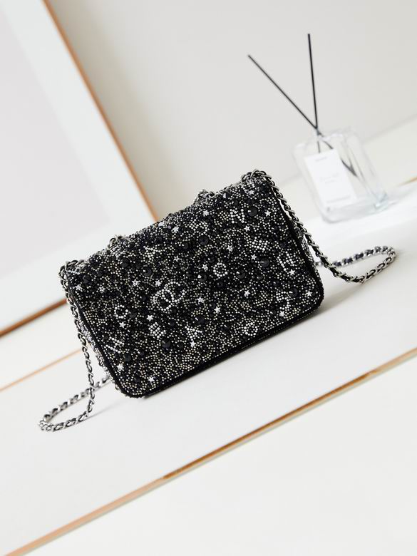 Chanel Inspired Handbags, AA+ Quality 100% Genuine Leather Classic Flap Medium Quilted Lambskin Black Gold, 25X 14X 9cm BL 3 Colour for chanel hand bag