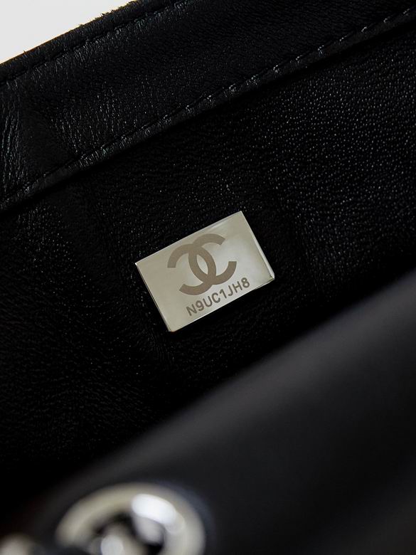 Chanel Inspired Handbags, AA+ Quality 100% Genuine Leather Classic Flap Medium Quilted Lambskin Black Gold, 25X 14X 9cm BL 3 Colour for chanel hand bag