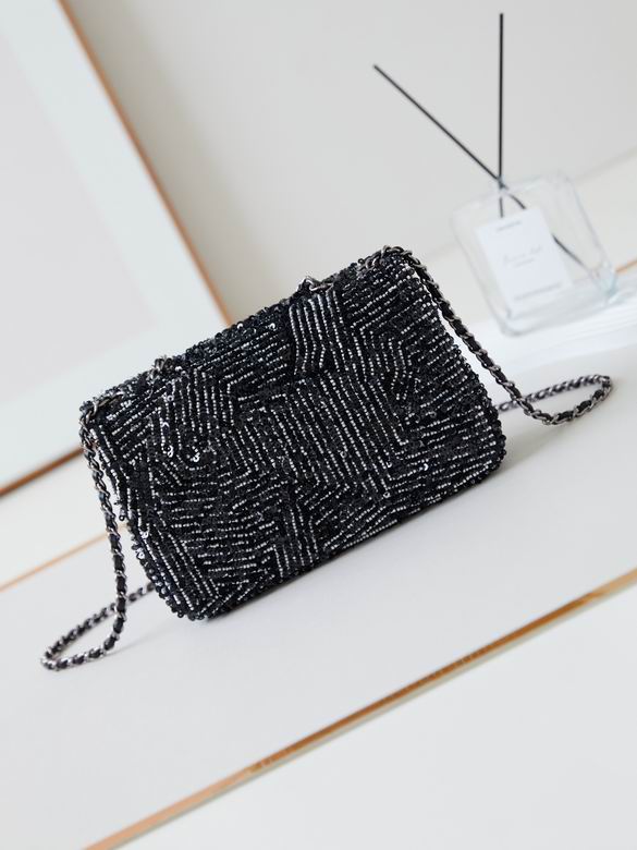 Chanel Inspired Handbags, AA+ Quality 100% Genuine Leather Classic Flap Medium Quilted Lambskin Black Gold, 25X 14X 9cm BL 3 Colour for chanel hand bag