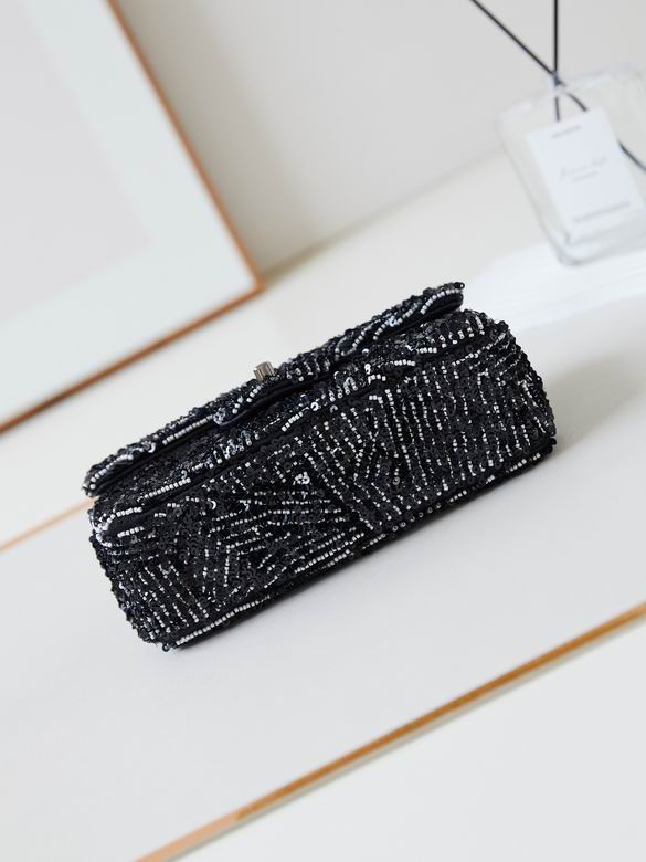 Chanel Inspired Handbags, AA+ Quality 100% Genuine Leather Classic Flap Medium Quilted Lambskin Black Gold, 25X 14X 9cm BL 3 Colour for chanel hand bag