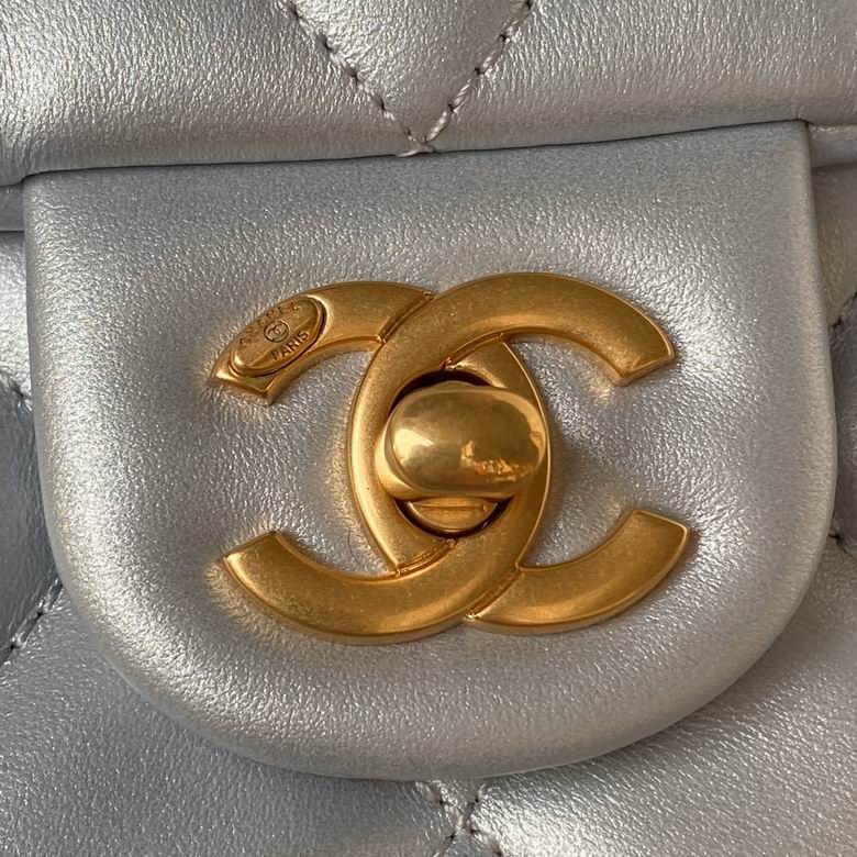 Chanel Handbags, AA+ Quality 100% Genuine Leather Classic Flap Medium Quilted Lambskin Black Gold, 18X 1 1X 5cm BL 4 Colour for chanel hand bag